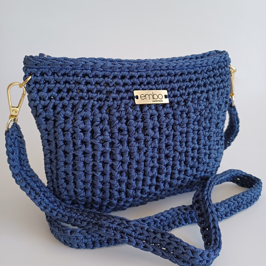 Mini Bag with Crochet Strap