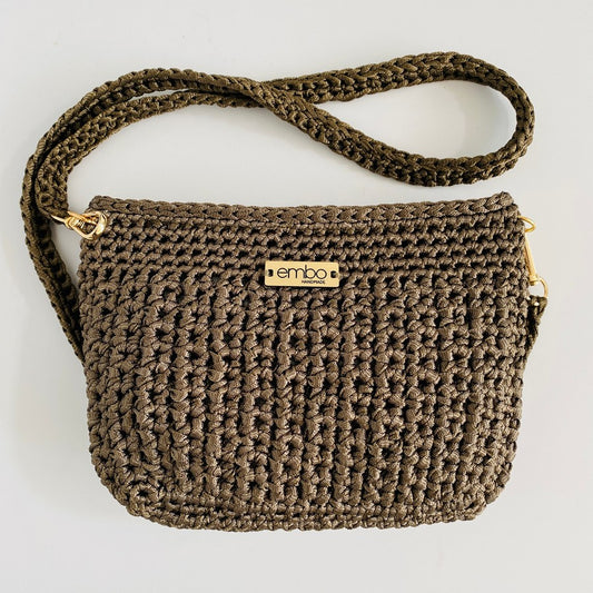 Mini Bag with Crochet Strap